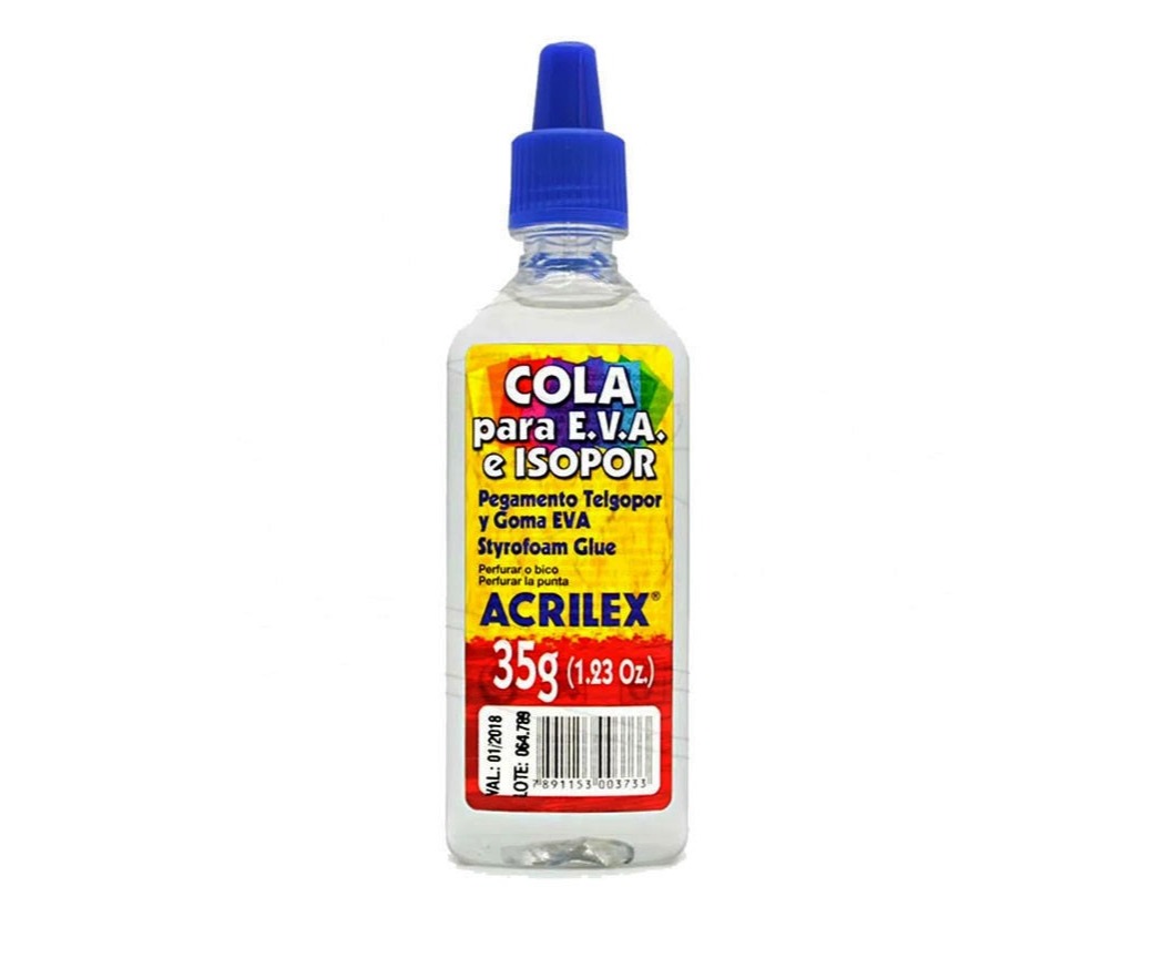 Cola Para EVA E Isopor Acrilex 35g Comercial Mix Silk Sign