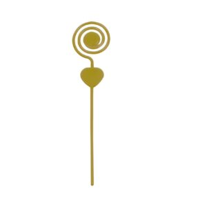 Espiral Plastico Dourado pct 10un