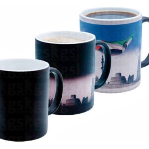 CANECA MAGICA PRETA FOSCA 325ML LIVE
