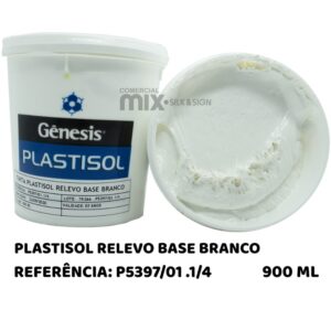 PLASTISOL RELEVO BASE BRANCO 900ML