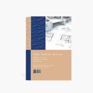 PAPEL VEGETAL 210X297 90/95 GR C/100 A4