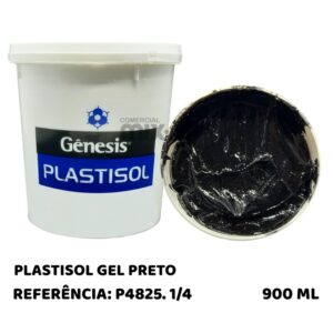 PLASTISOL GEL PRETO 900ML