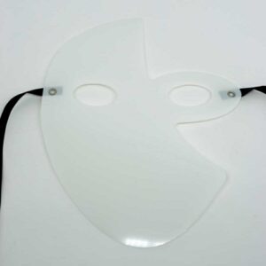 MASCARA DE CARNAVAL MEIO ROSTO LAMINADO PVC