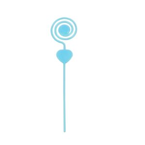 Espiral Plastico Azul bb pct 10un