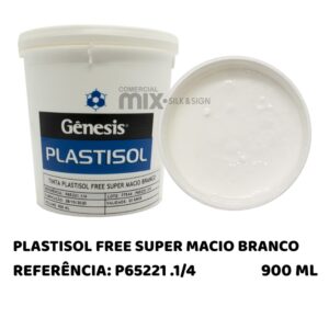PLASTISOL FREE SUPER MACIO BRANCO - 900ML