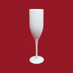Taça de Champanhe branca