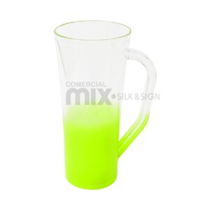 Copo Slim Degrade amarelo 400ml