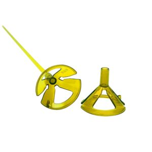 Suporte para Bexiga Amarelo 10un