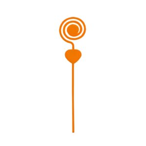 Espiral Plastico Laranja pct 10un