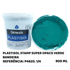 PLASTISOL STAMP SUPER OPACO VERDE BANDEIRA 900ML