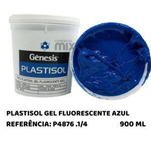 PLASTISOL GEL FLUORESCENTE  AZUL 900ML