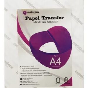 Papel SUBLIMATICO metalnox A4-100 folhas/100g