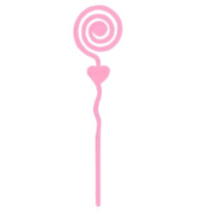 Espiral Plastico Zig Zag Translucido Rosa pct 10un