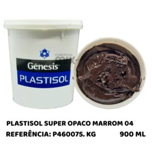PLASTISOL SUPER OPACO MARROM 900ML