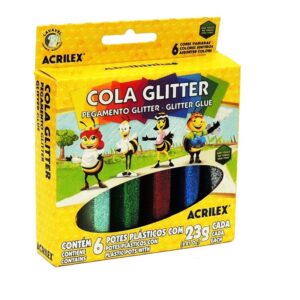 Cola com Glitter c6 unidades 23g