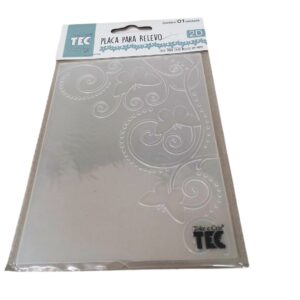 Placa para relevo 2D 107x139mm Borboleta e Videira 20916