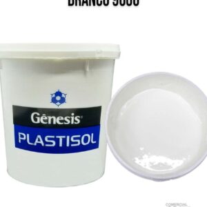 Plastisol FREE super macio DARKSHINE GLOW BRANCO 900g