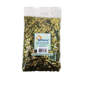 Lantejoulas Metal Ouro Claro 100g