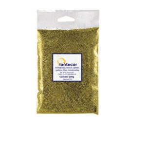 Glitter Metal Ouro Claro 100g