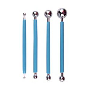 Kit boleador de metal azul