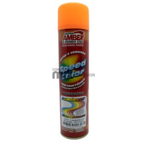 Spray Speed Color Laranja Luminoso Fluorescente 360ml