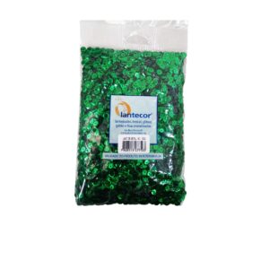 Lantejoulas Metal Verde Bandeira 100g