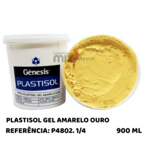PLASTISOL GEL AMARELO OURO 900ML