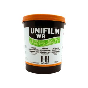 Emulsão UNIFILM WR FOTOPOLIMERO - RESIST. ÁGUA e PLASTISOL 900ml