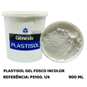 PLASTISOL GEL FOSCO INCOLOR - 900ML
