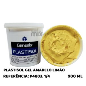 PLASTISOL GEL AMARELO LIMAO 900ML