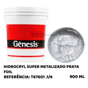 HIDROCRYL SUPER METALIZADO PRATA FOIL 900ML