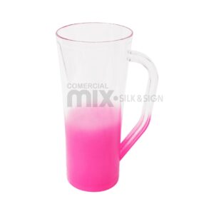 Copo Slim Degrade pink 400ml