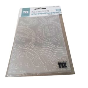 Placa para relevo 2D 107x139mm Selos 20925