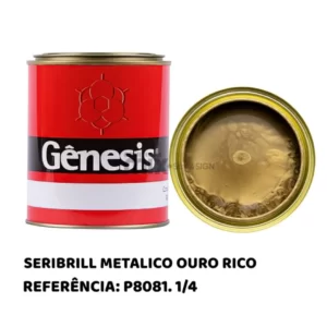 Tinta Seribrill METALIZADO ouro rico 220ml