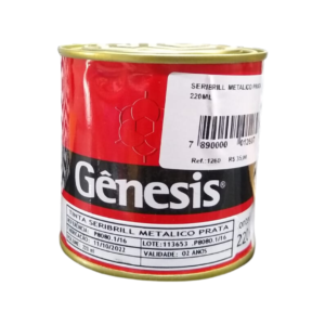 Tinta Seribrill METALIZADO prata 220ml