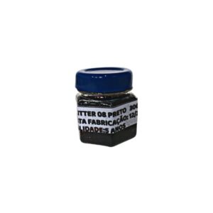 UN GLITTER PRETO N8 30G - RESINA