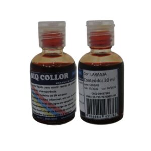UN SIQ COLLOR LARANJA 30ML - RESINA