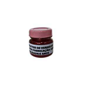 UN GLITTER VERMELHO N8 30G - RESINA