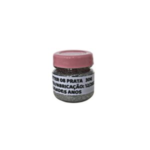 UN GLITTER PRATA N8 30G - RESINA