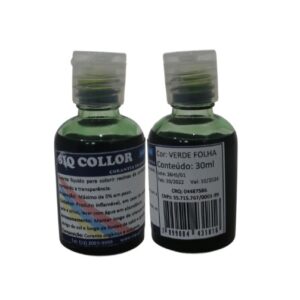 UN SIQ COLLOR VERDE FOLHA 30ML - RESINA
