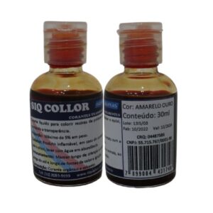 UN SIQ COLLOR AMARELO 30ML - RESINA