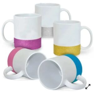 CANECA BASE GLITTER VERMELHA 325ML LIVE