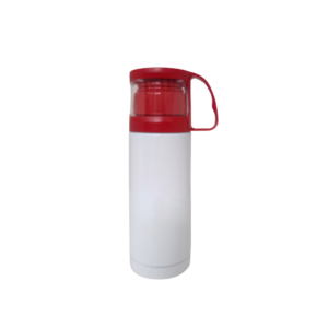 GARRAFA TÉRMICA tampa vermelha 300ml