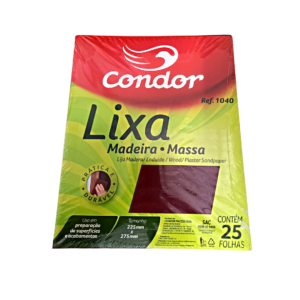 Lixa Madeira/Massa 25x1 unidade
