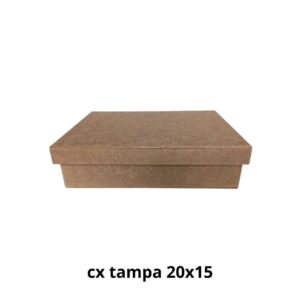 Caixa com Tampa 20x15 MDF