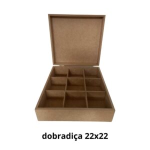 Caixa Dobradiça Padrão (22x22) MDF