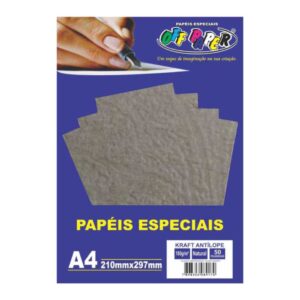 Papeis Especiais: Papel Kraft Antilope - A4/180g/50 folhas