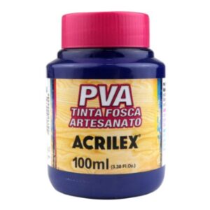 Tinta Fosca p/ Artesanato Azul Seco 100ml – Acrilex