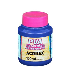 Tinta Fosca p/ Artesanato Azul Turquesa 100ml - Acrilex