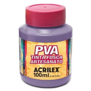 Tinta Fosca p/ Artesanato Lilás 100ml – Acrilex